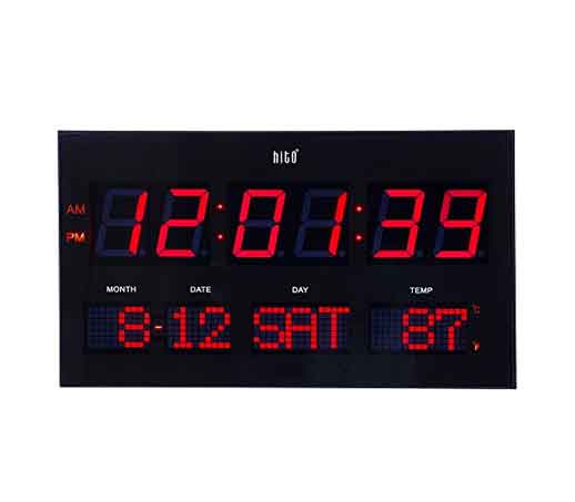  Hito LED Wall Clock