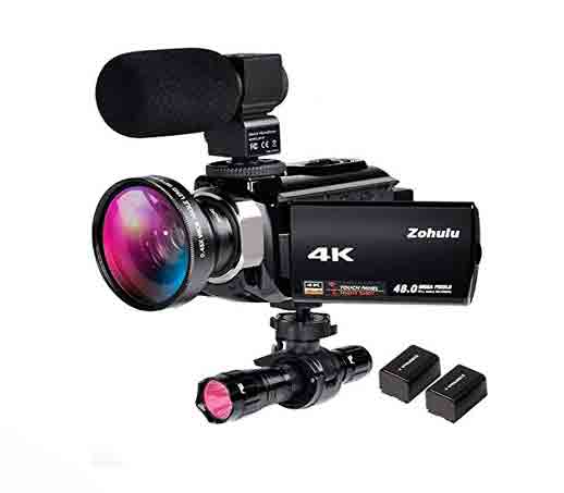 4K Video Camera Zohulu Camcorder