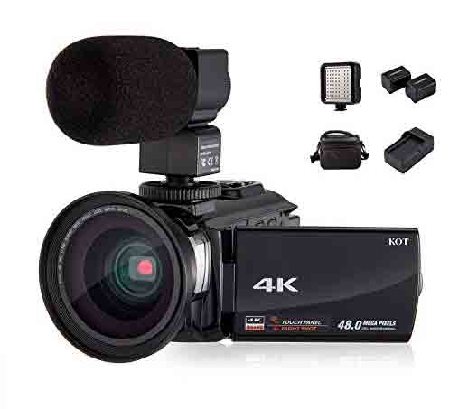 KOT HD 4K Camcorder for vlogging