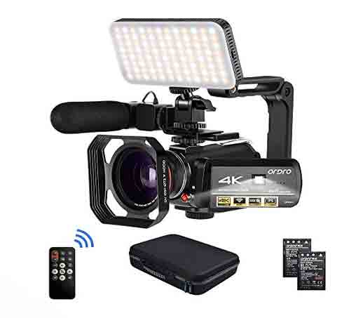 ORDRO Camcorder 4k Video Camera