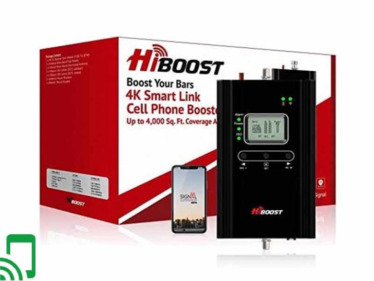 The Hiboost 4K LCD Cell Phone Signal Booster – Up to 4,000 sq ft