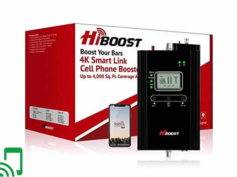 Hiboost 4K LCD Cell Phone Signal Booster