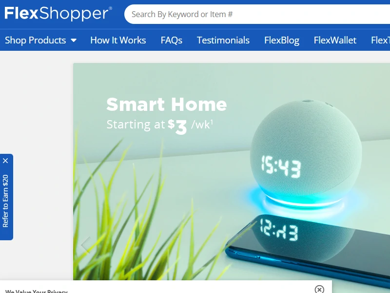 Flex Shopper offers electronics financing