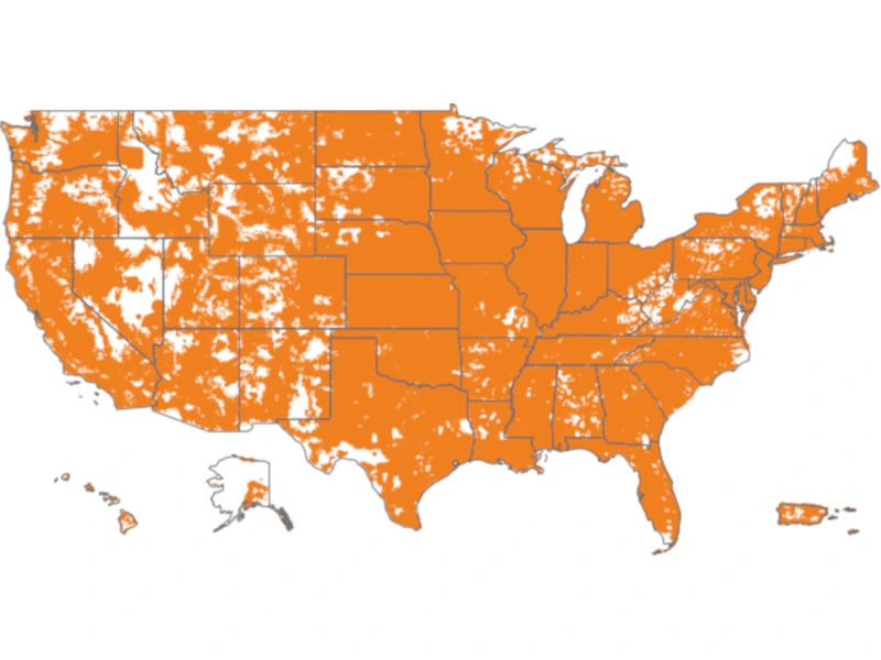 Boost Mobile coverage map